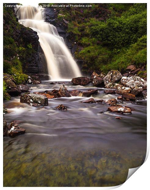  Falls of Dionard  Print by Mark Rodgers