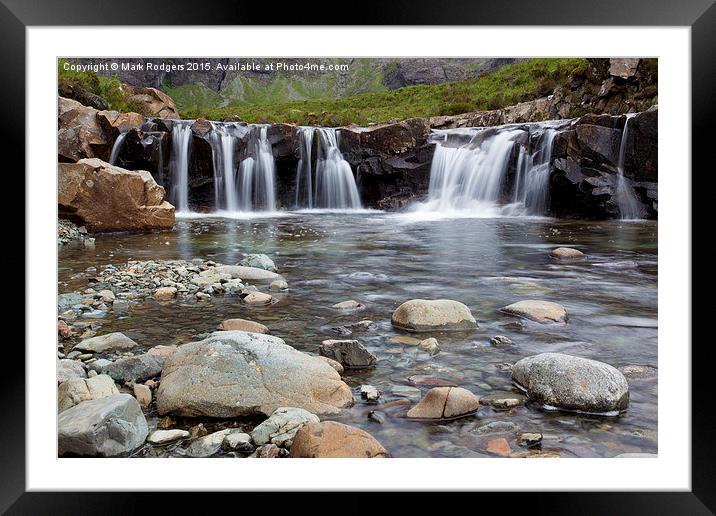The Fairy Pools  Framed Mounted Print by Mark Rodgers