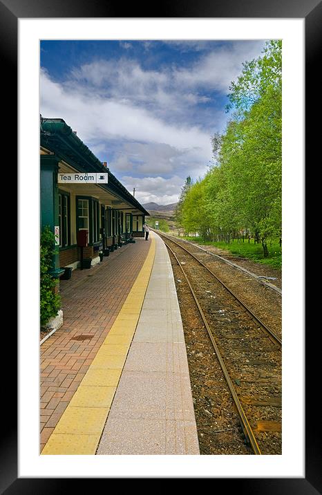 Rannoch Station Framed Mounted Print by Mark Robson