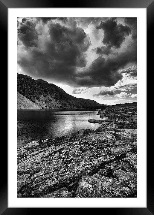 Storm Over Wastwater  Framed Mounted Print by Jacqi Elmslie
