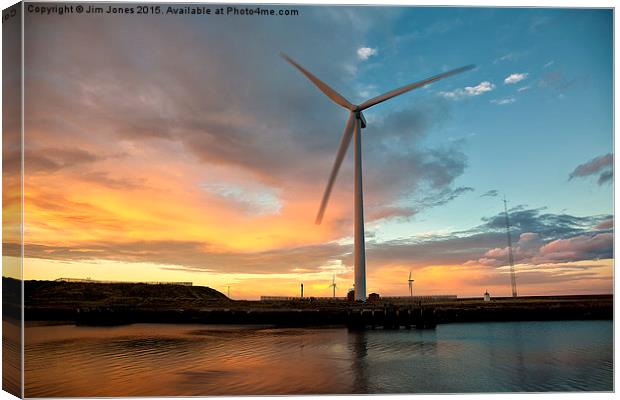  End of the day Canvas Print by Jim Jones