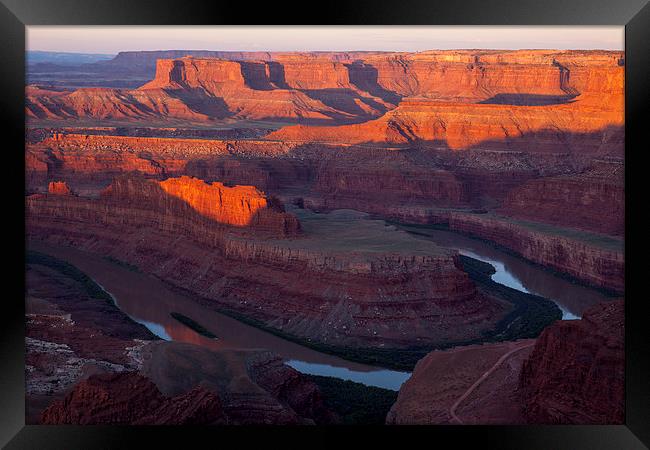 Sunrise at Dead Horse Point Framed Print by Thomas Schaeffer