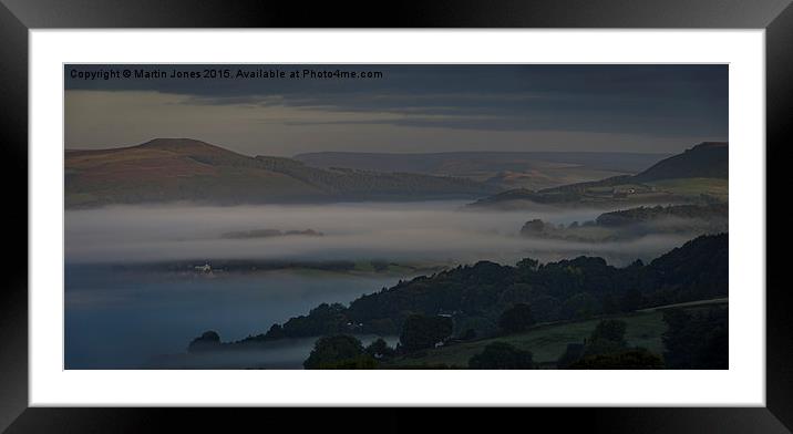 Mist in the Hope Valley  Framed Mounted Print by K7 Photography