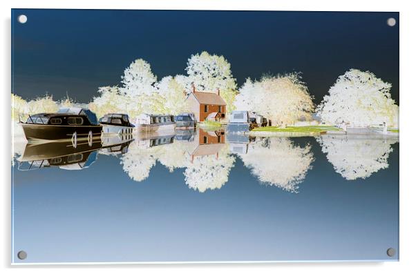  PAPERCOURT LOCK ART Acrylic by Clive Eariss