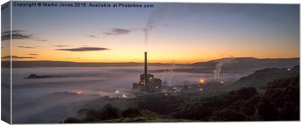  Early Shift at The Works Canvas Print by K7 Photography