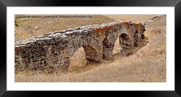 Old Ruins Framed Mounted Print by Laurianne Smith