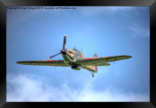  Hawker Hurricane Mk IIc LF363 Framed Print by Nigel Bangert