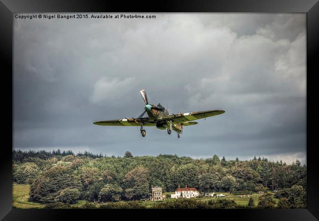  Hawker Hurricane Mk IIc PZ865 Framed Print by Nigel Bangert
