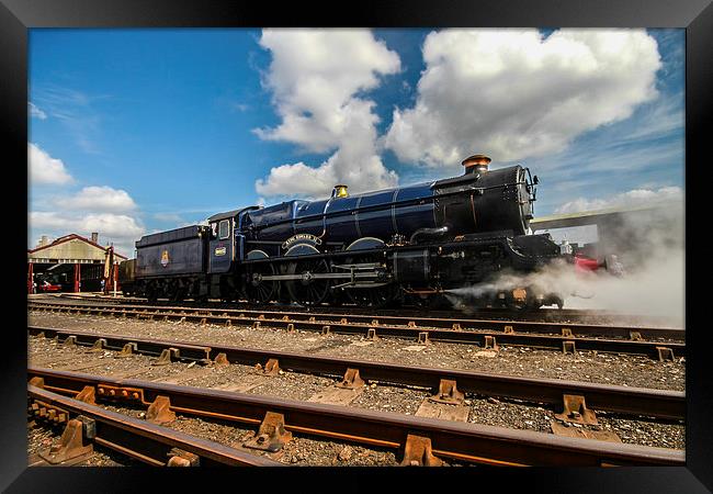  King Edward II Steam Train Framed Print by Oxon Images