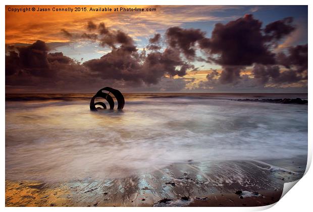  Mary's Shell, Cleveleys Print by Jason Connolly