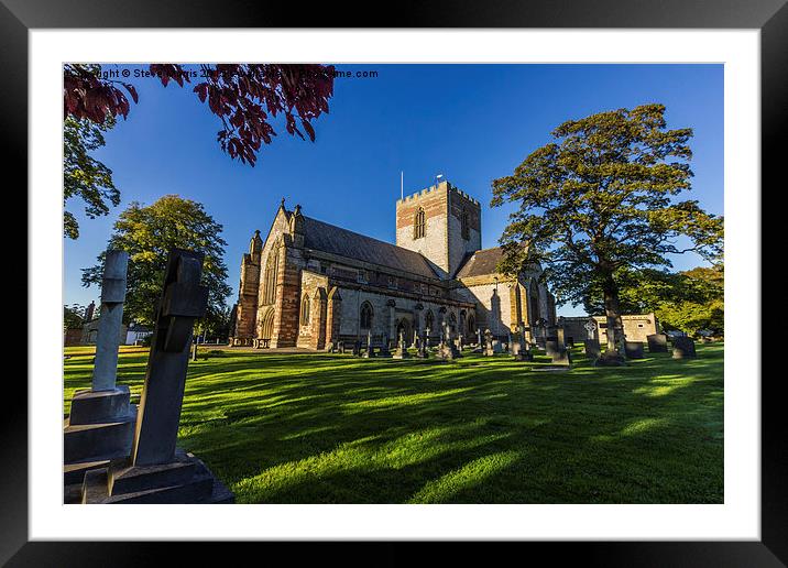  St.Asaph Cathedral Framed Mounted Print by Steve Morris
