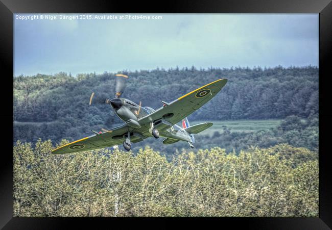  Supermarine Spitfire LF Mk XVIe TD248 Framed Print by Nigel Bangert