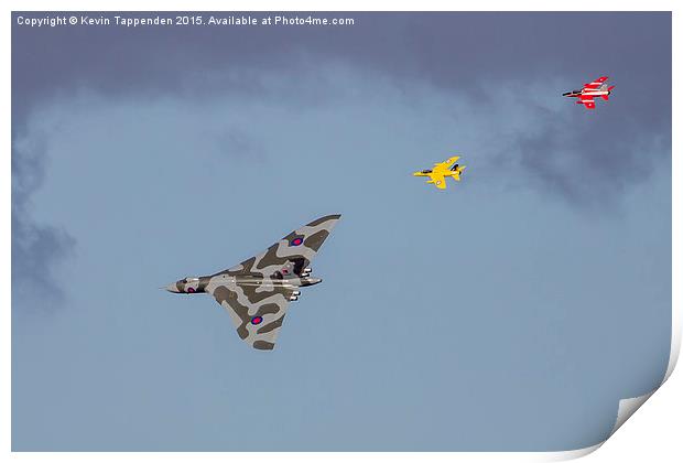  Vulcan & Gnat Formation 2 Print by Kevin Tappenden
