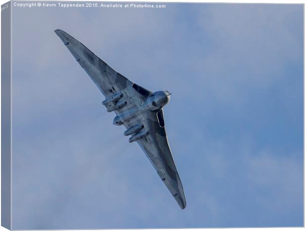  Vulcan XH558 Flypast Canvas Print by Kevin Tappenden
