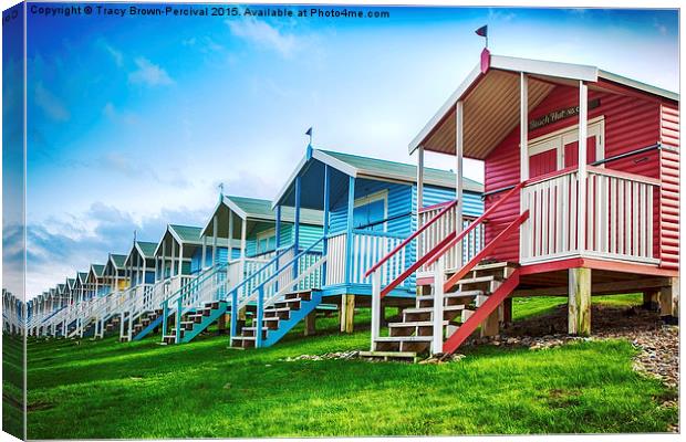 Minster Beach Huts Canvas Print by Tracy Brown-Percival