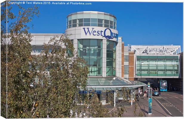  West Quay Southampton Canvas Print by Terri Waters