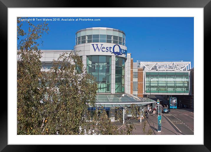  West Quay Southampton Framed Mounted Print by Terri Waters
