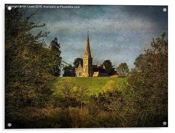Heavenly Beauty of St Matthews Acrylic by Ian Lewis