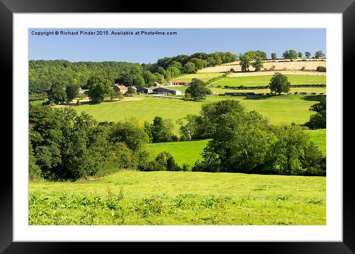  The Yorkshire Wolds Framed Mounted Print by Richard Pinder