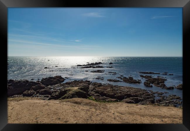 Lizard Point Cornwall Framed Print by Brian Roscorla