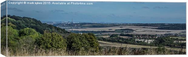 A View of Kent Canvas Print by mark sykes