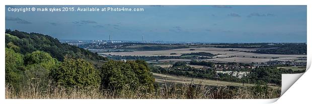  A View of Kent Print by mark sykes