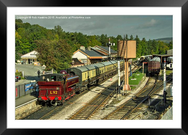  Buckfastleigh Station  Framed Mounted Print by Rob Hawkins