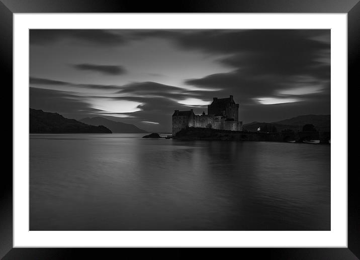 Changing Light, Eilean Donan Castle Framed Mounted Print by Martin Appleby
