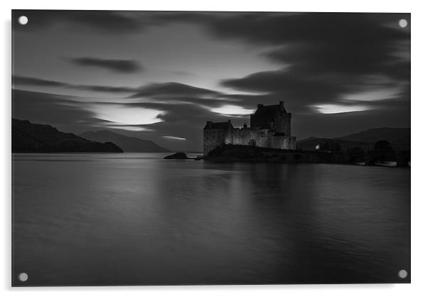 Changing Light, Eilean Donan Castle Acrylic by Martin Appleby