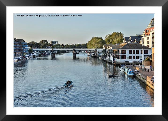 Kingston upon Thames Framed Mounted Print by Steve Hughes