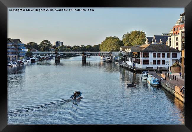 Kingston upon Thames Framed Print by Steve Hughes