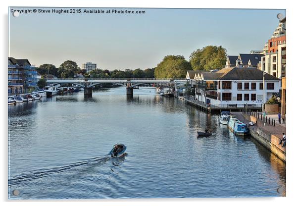 Kingston upon Thames Acrylic by Steve Hughes