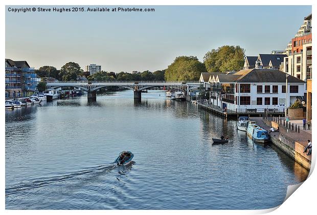 Kingston upon Thames Print by Steve Hughes
