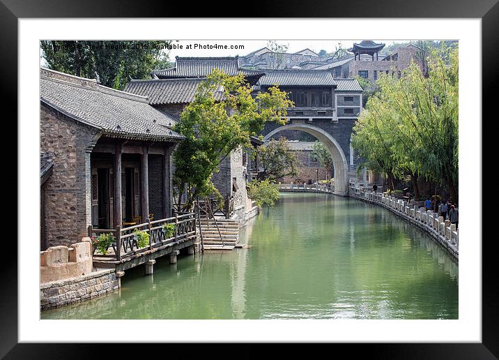 Rural Chinese architecture Framed Mounted Print by Steve Hughes