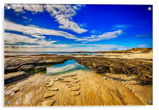  Sanna Bay 3 Ardnamurchan Peninsula Acrylic by Chris Thaxter