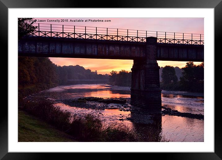 Sunrise On The River Ribble Framed Mounted Print by Jason Connolly