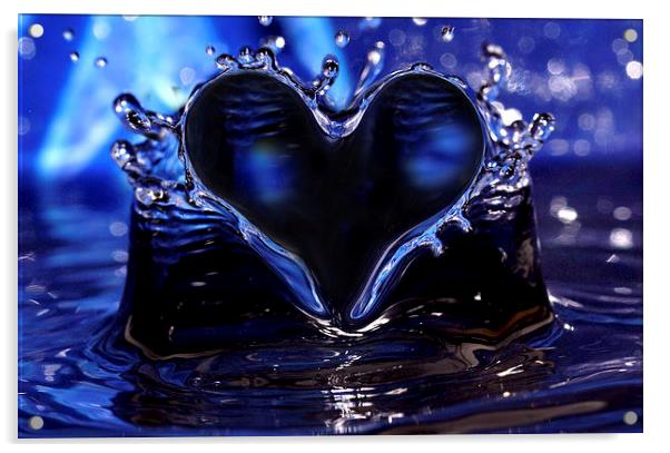  Love heart by JCstudios Acrylic by JC studios LRPS ARPS