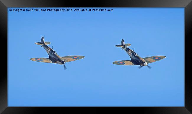  Duxford 75 Battle Ot Britian Airshow 2015 2 Framed Print by Colin Williams Photography