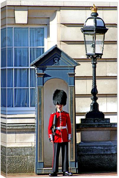  Standing On Guard Canvas Print by Marie Castagnoli