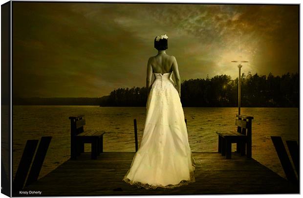 the bride Canvas Print by kristy doherty
