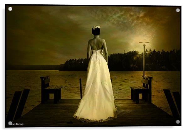 the bride Acrylic by kristy doherty