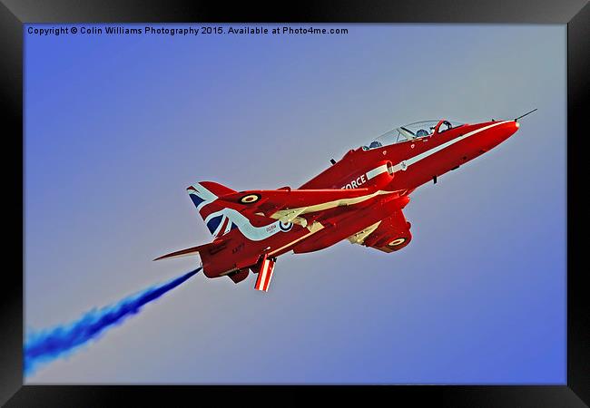    The Red Arrows Duxford 4 Framed Print by Colin Williams Photography