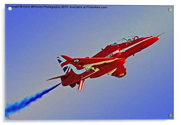    The Red Arrows Duxford 4 Acrylic by Colin Williams Photography
