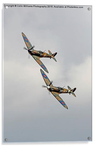   Duxford 75 Battle Ot Britian Airshow 2015 4 Acrylic by Colin Williams Photography