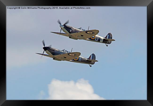   Duxford 75 Battle Ot Britian Airshow 2015 5 Framed Print by Colin Williams Photography