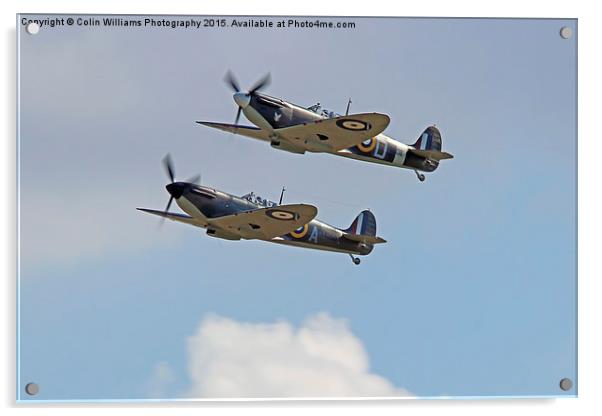   Duxford 75 Battle Ot Britian Airshow 2015 5 Acrylic by Colin Williams Photography