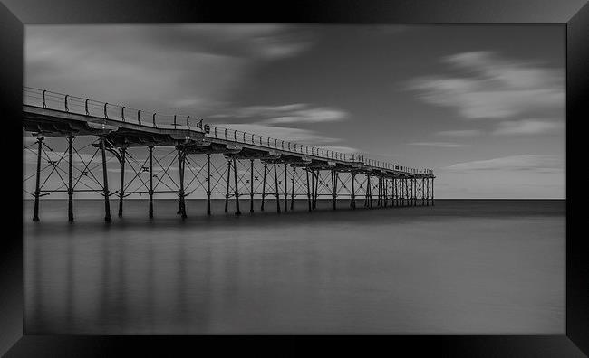 Saltburn pier east coast Framed Print by David Oxtaby  ARPS