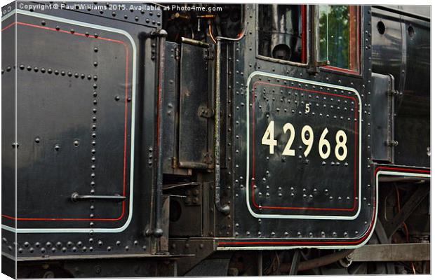  LMS Livery Canvas Print by Paul Williams