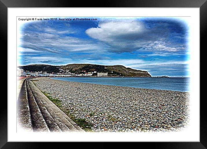  Llandudno's iconic sea front Framed Mounted Print by Frank Irwin