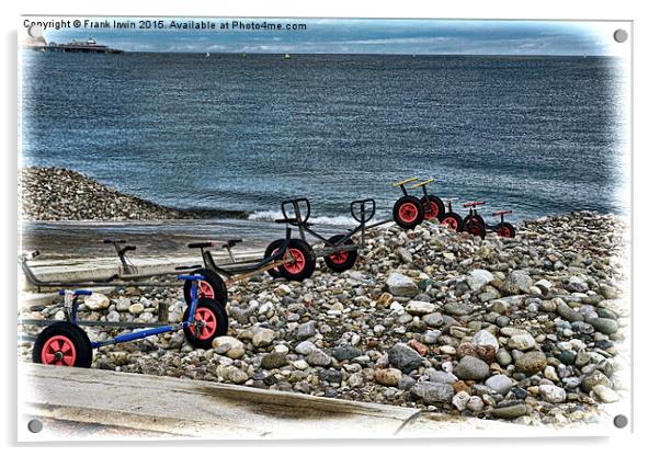  Bogeys on Llandudno sea front Acrylic by Frank Irwin
